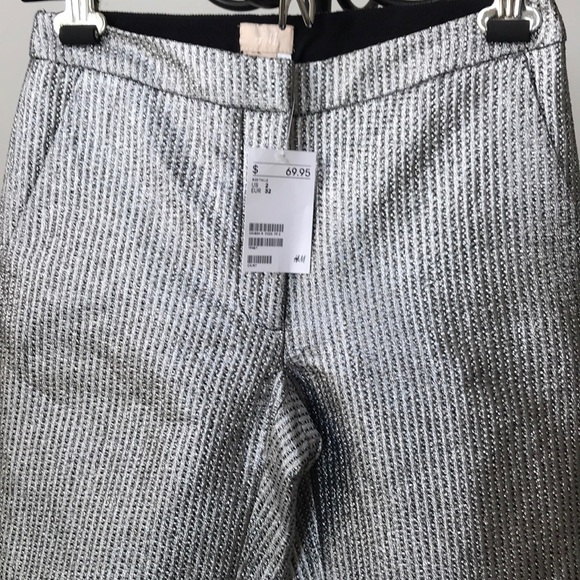 H&M Metalic Pants - Picture 2 of 3